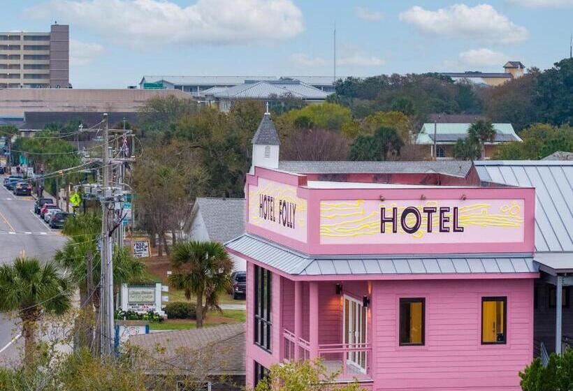 酒店 Folly With Marsh And Sunset Views