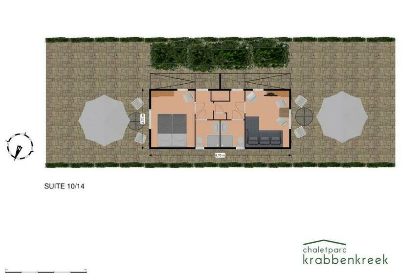 Chaletparc Krabbenkreek Zeeland   Hotel Rooms Terra Mare