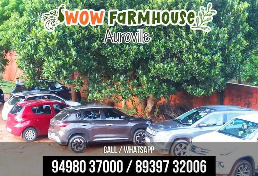 בית מלון כפרי Wow Farm House & Resort Near Pondicherry