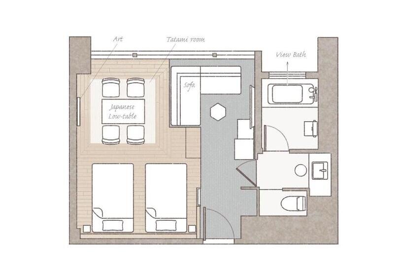 リゾートホテル Amanek Beppu Yula Re