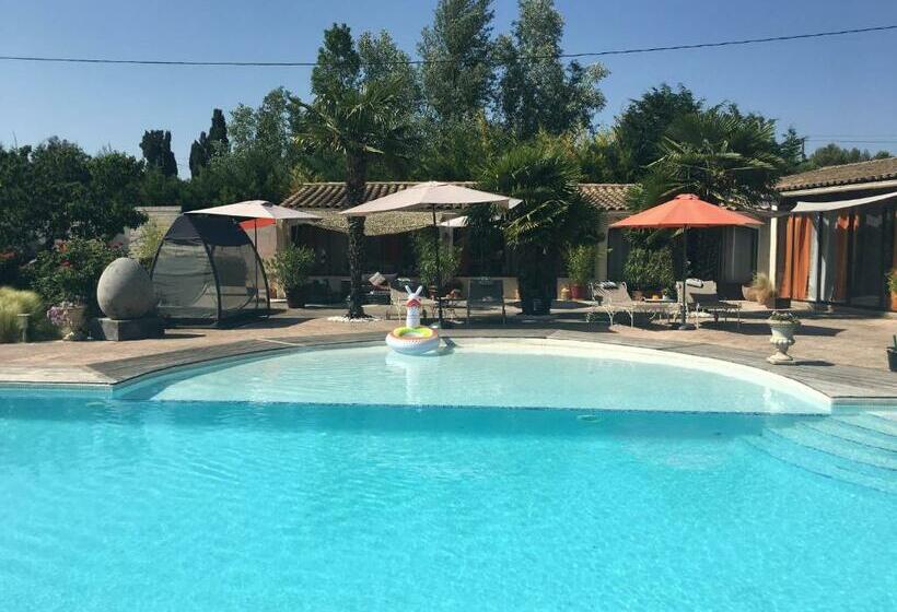 住宿加早餐  Mas De La Butte Blanche