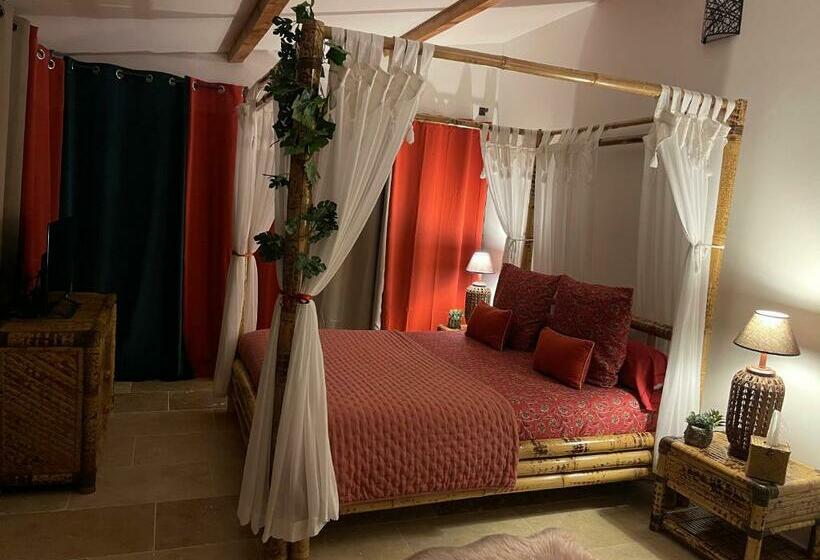 住宿加早餐  Mas De La Butte Blanche