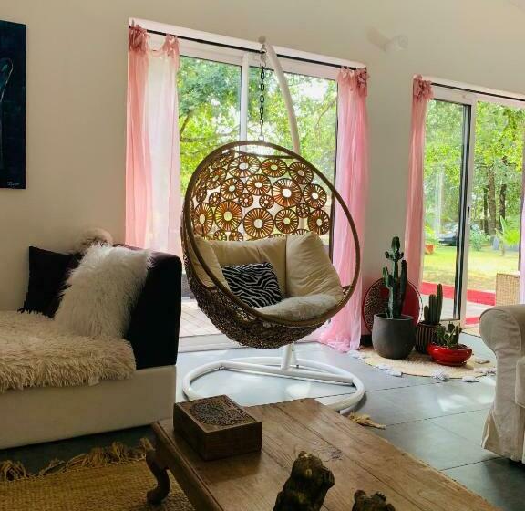 ベッドアンドブレックファースト Hacienda De La Canopée Avec Piscine Chauffée Au Sel