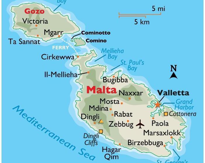 تختخواب و صبحانه Dhara House Malta