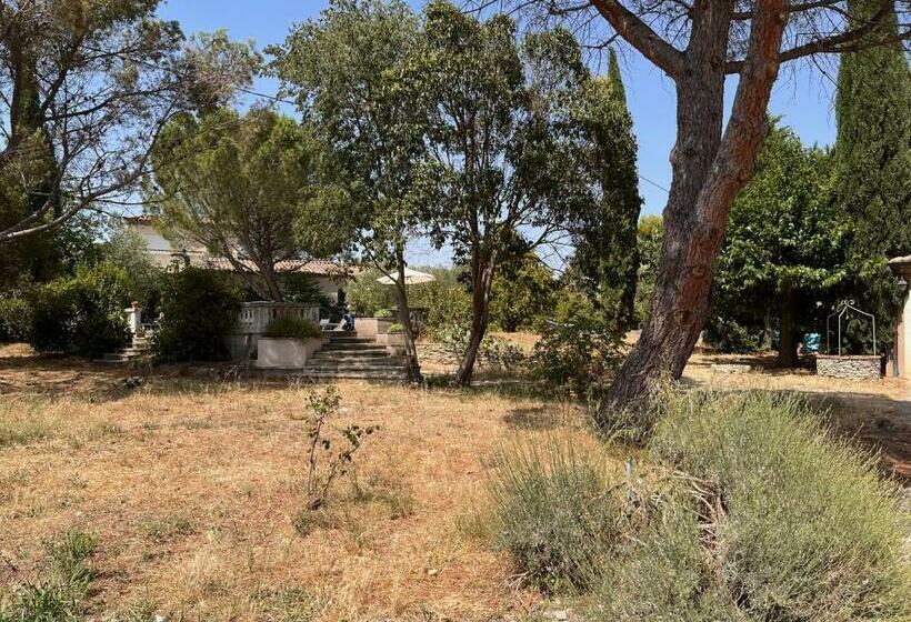 פנסיון Chambre Indépendante Avec Terrasse Privée Et Piscine