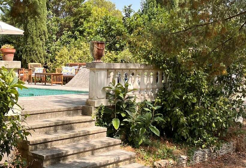 פנסיון Chambre Indépendante Avec Terrasse Privée Et Piscine