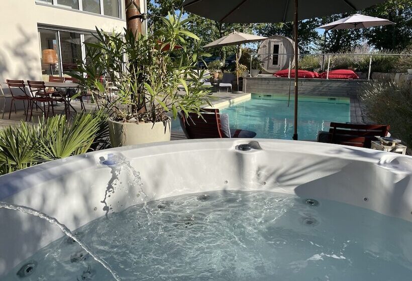 Пансион Maison D Hôtes De Charme Le Clos De La Fontaine Piscine & Spa