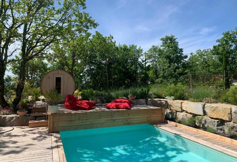 Пансион Maison D Hôtes De Charme Le Clos De La Fontaine Piscine & Spa