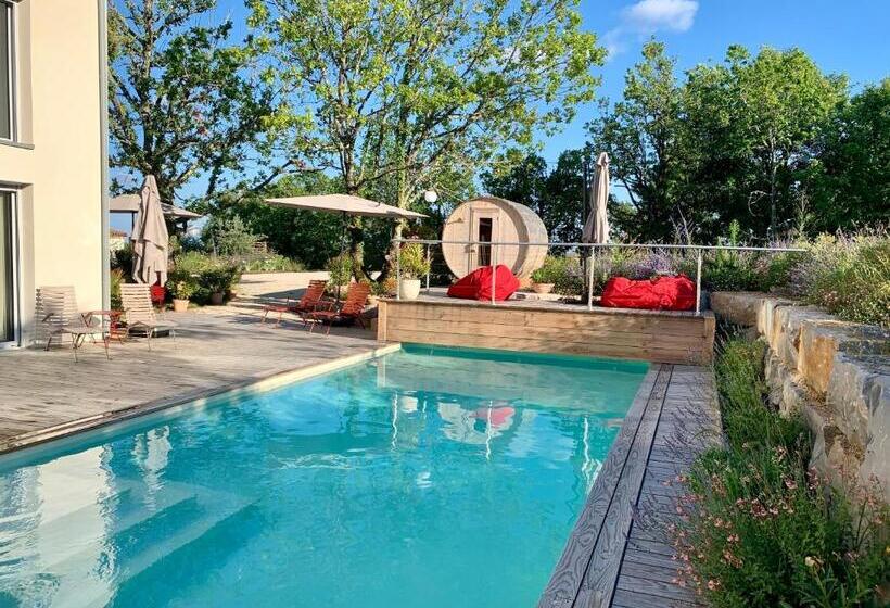 Пансион Maison D Hôtes De Charme Le Clos De La Fontaine Piscine & Spa