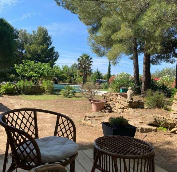 민박 Chambre Privée Avec Accès Piscine