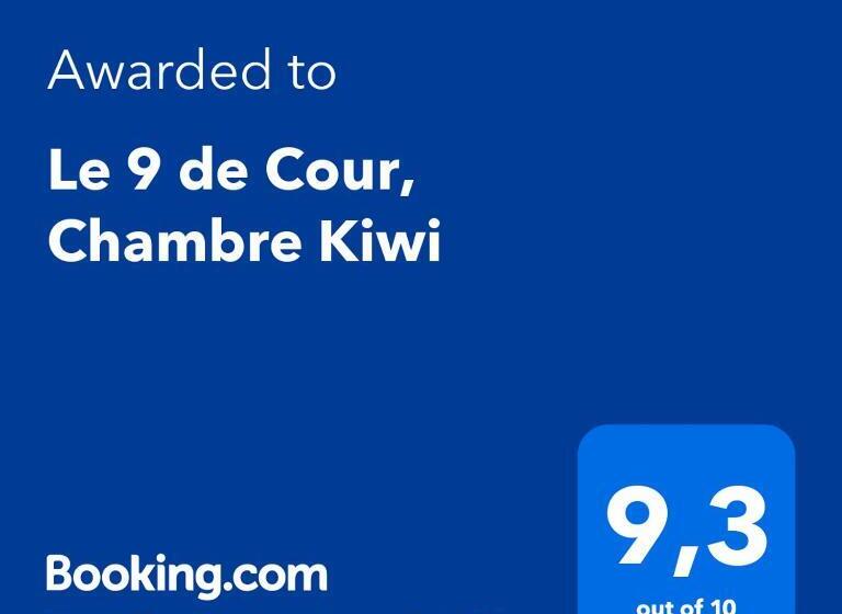 住宿加早餐  Le 9 De Cour, Chambre Kiwi