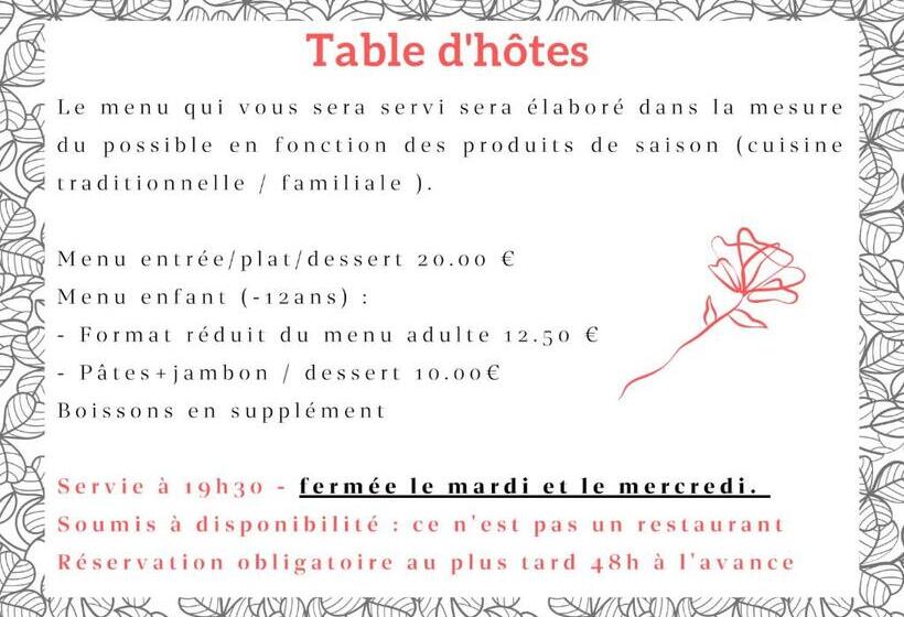 ペンション Le Relais Des Roses Chambres D Hôtes