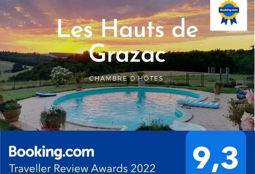 צימר Les Hauts De Grazac, Chambres Et Tables D Hôtes
