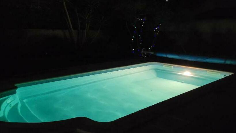 민박 Studio Tranquillo Avec Piscine Et Salle De Sport