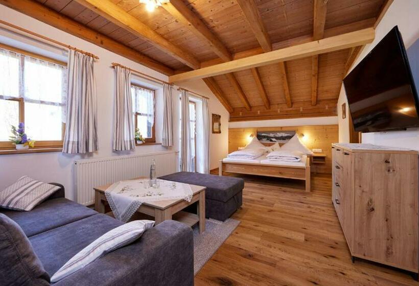 צימר Appartements Gasthof Schleifmühle Unterammergau