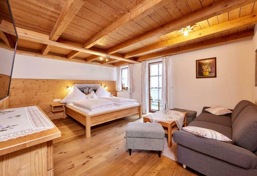 צימר Appartements Gasthof Schleifmühle Unterammergau