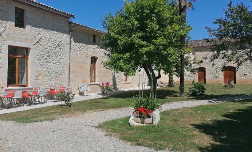 צימר Domaine De Gaïa, Piscine, Pétanque, Ping Pong, Proche Saint Emilion