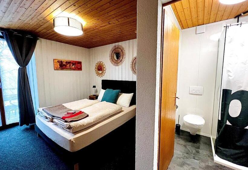 בית מלון כפרי Hôtel Restaurant Les Cernets Swiss Lodge Ssh