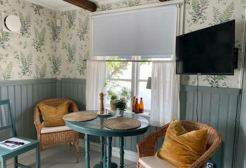 B&b Bland Ormbunkar Och Rosor