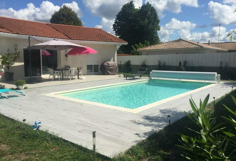مبيت وإفطار Le Teich Tranquille
