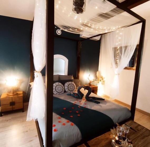 ベッドアンドブレックファースト A L Orée Des Pins   Gite Et Spa De 30 M2  Home Cinéma Et Massage En Sup