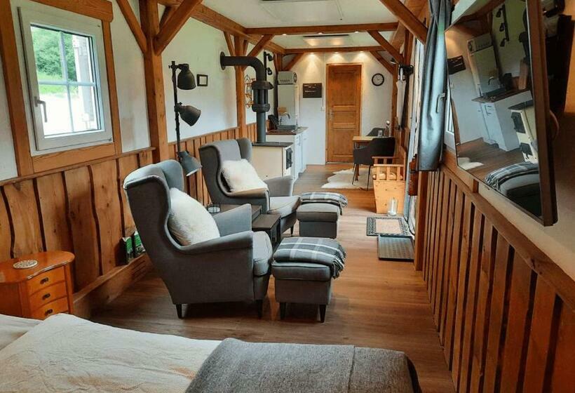膳宿费 Living Legends   Tiny House Auf Den Wiesen Der Edermühle