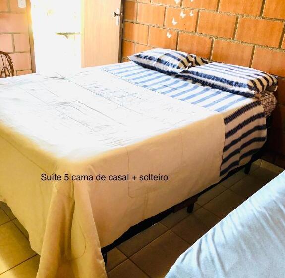 ペンション Aconchego Na Montanha Com Banheira De Imersão E 5 Suítes 7,5km Do Centro águas De Lindóia