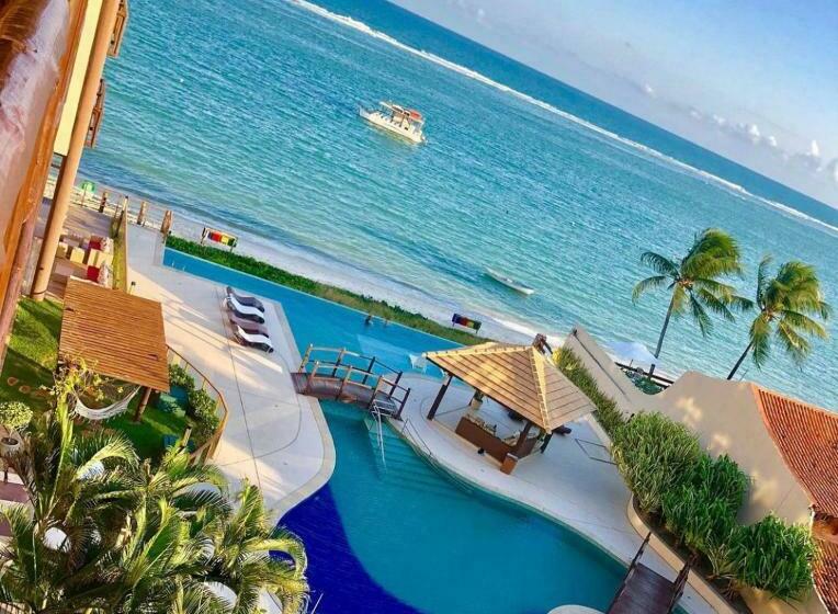 리조트 Barra Bali Apartamento 06 Paraíso à Beira Mar