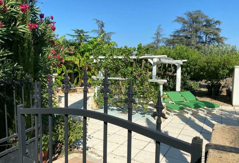 Пансион Chambres Privées Dans Maison Avec Grand Parc Et Piscine Proche Via Rhona