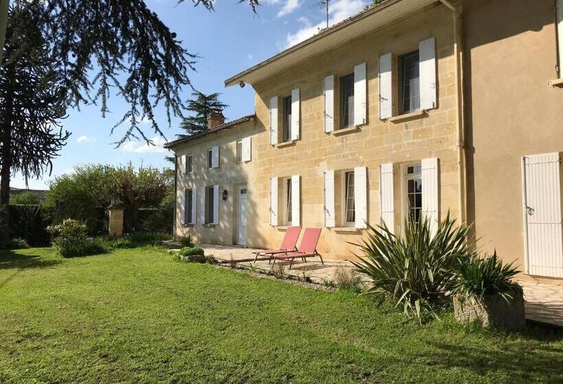 مبيت وإفطار Chambres D Hôtes De Charme Au Refuge Du Peintre Prés De St Emilion