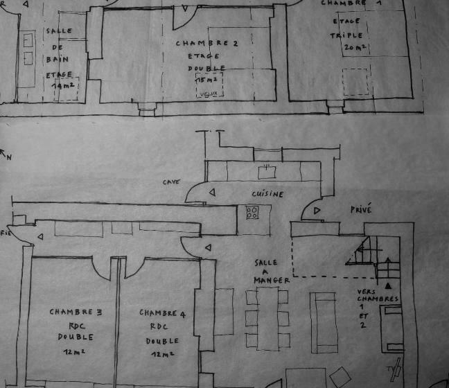住宿加早餐  Ferme Des Trois Poiriers, Teloché