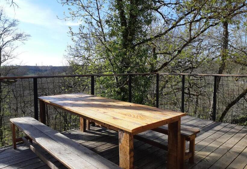 بنسيون Les Cabanes De Brassac   Gîte Esprit Cabane Avec Spa