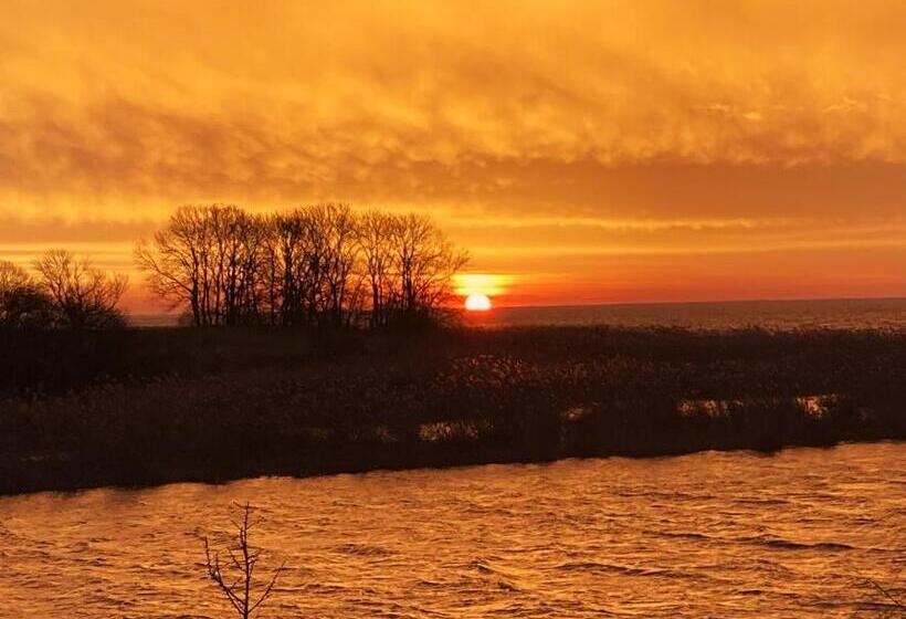 펜션 Auszeit Am Haffufer