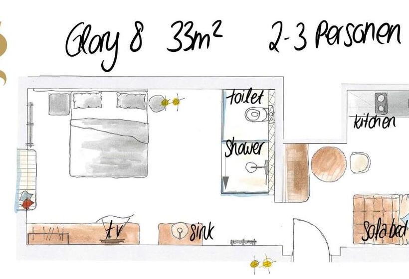 تختخواب و صبحانه Glanz & Glory Appartements Sölden