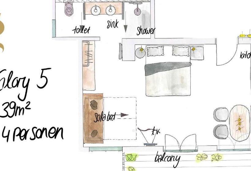 Bed and Breakfast Glanz & Glory Appartements Sölden