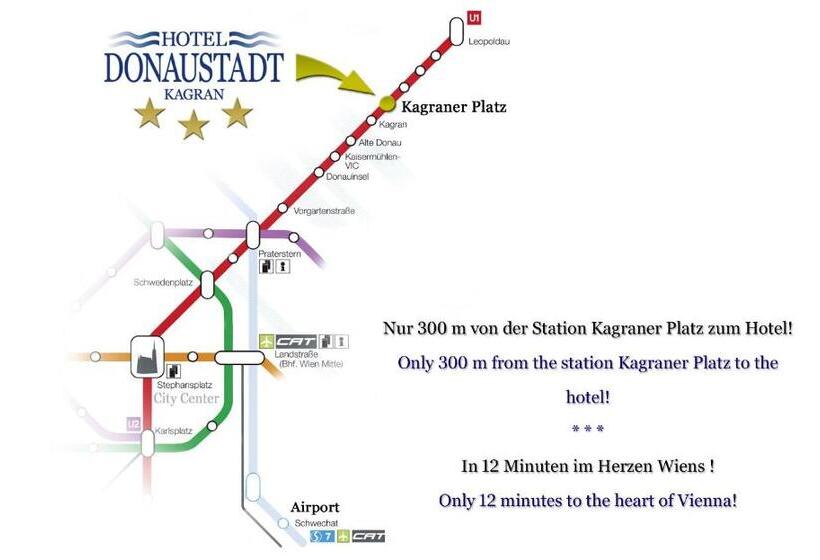 هتل Donaustadt Kagran   At Metro U1