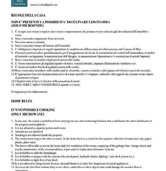 膳宿费 Relais San Rocco