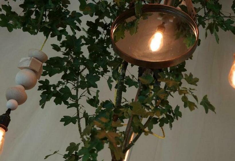 בית מלון כפרי Marston Park Luxury Lakeside Bell Tents