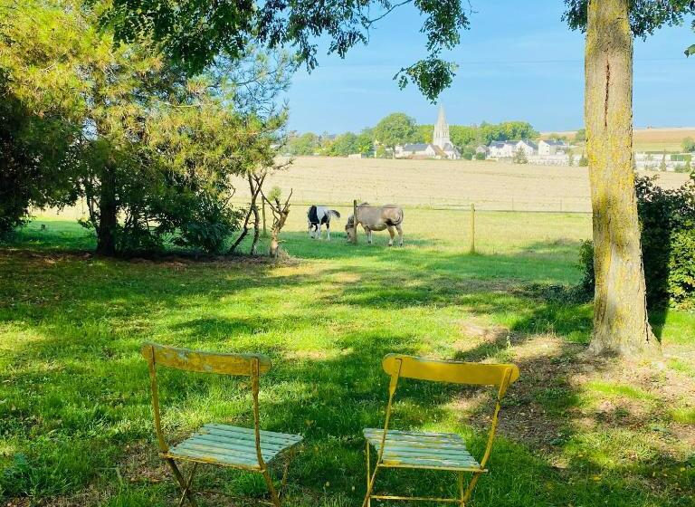 민박 Gîte Verveine Bain Nordique Jacuzzi L écrin De Verdure Chinon