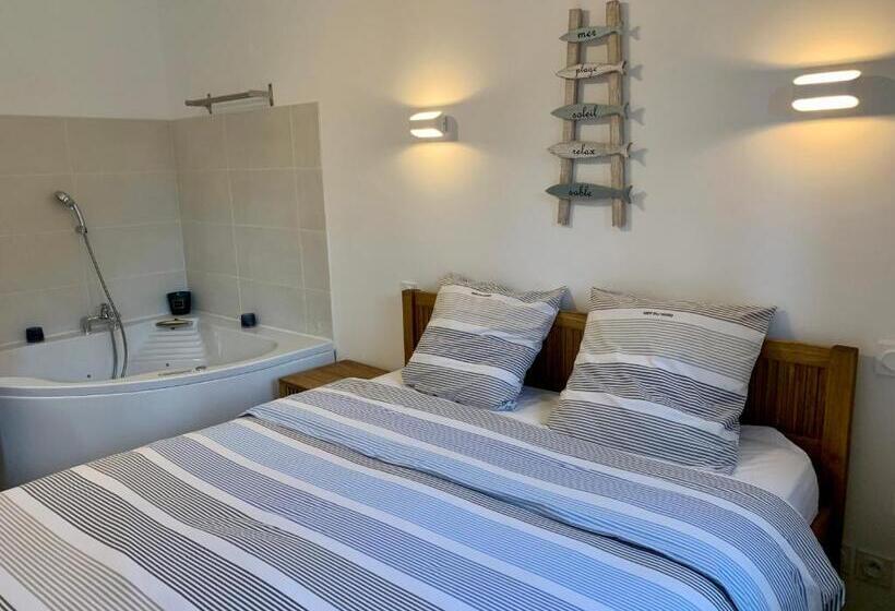 La Badine 5p Plage Piscine Clim Jacuzzi Parc Luxuriant