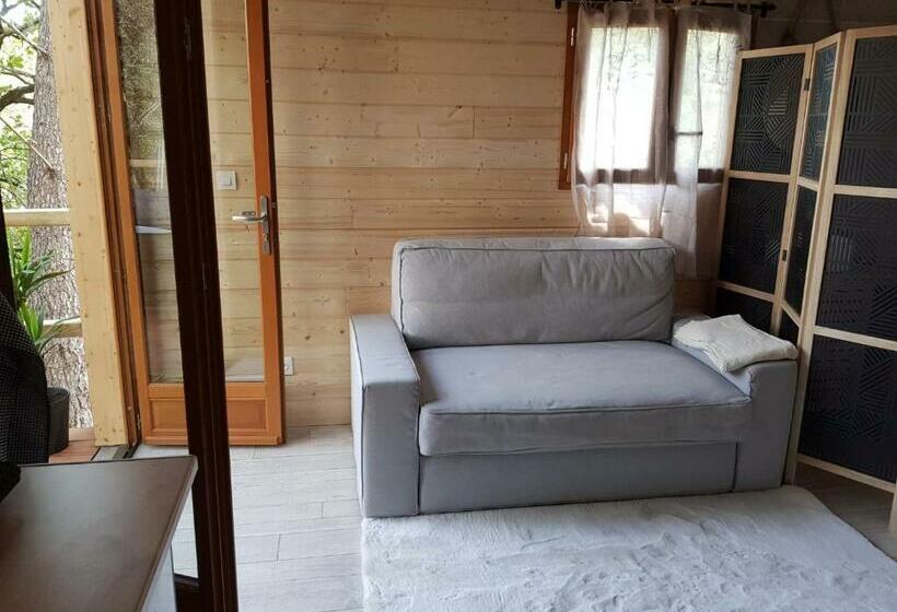 膳宿费 Cabane Dans Les Arbres La Kaz Aux Cigales