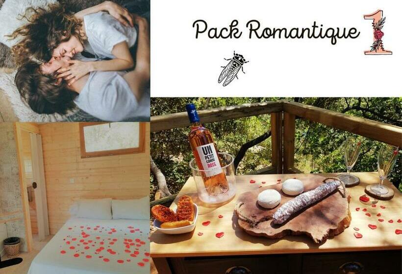 פנסיון Cabane Dans Les Arbres La Kaz Aux Cigales