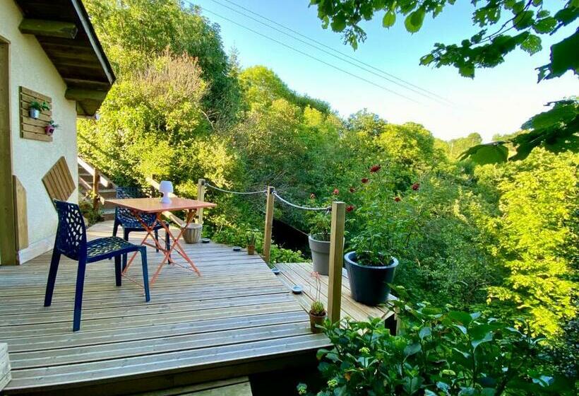 פנסיון La Chambre D Hotes De Marie Indépendante Et Sa Terrasse Avec Vue Panoramique Proche Alpes Mancelles