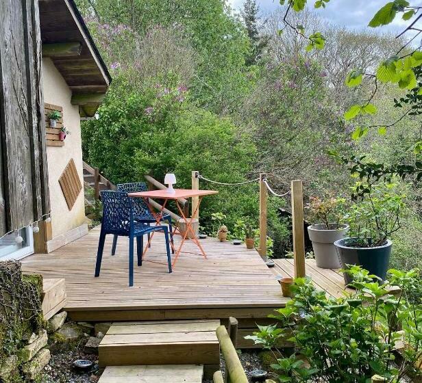 بنسيون La Chambre D Hotes De Marie Indépendante Et Sa Terrasse Avec Vue Panoramique Proche Alpes Mancelles