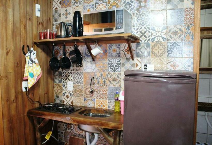 호스텔 Chalés Vila De Urupema Quarto Papagaio Charão