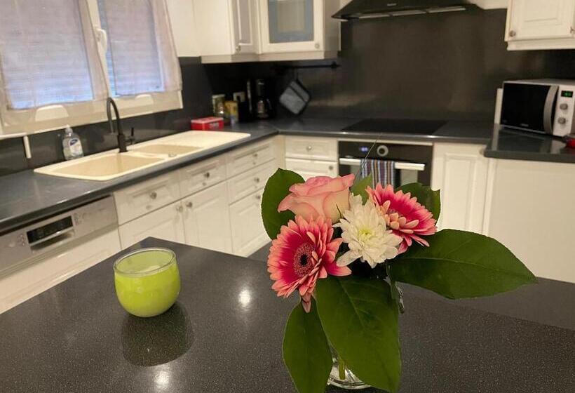 住宿加早餐  Maison Entière 4 Lits 8 Pl Avec Jacuzzi Proche Du Safari De Peaugres