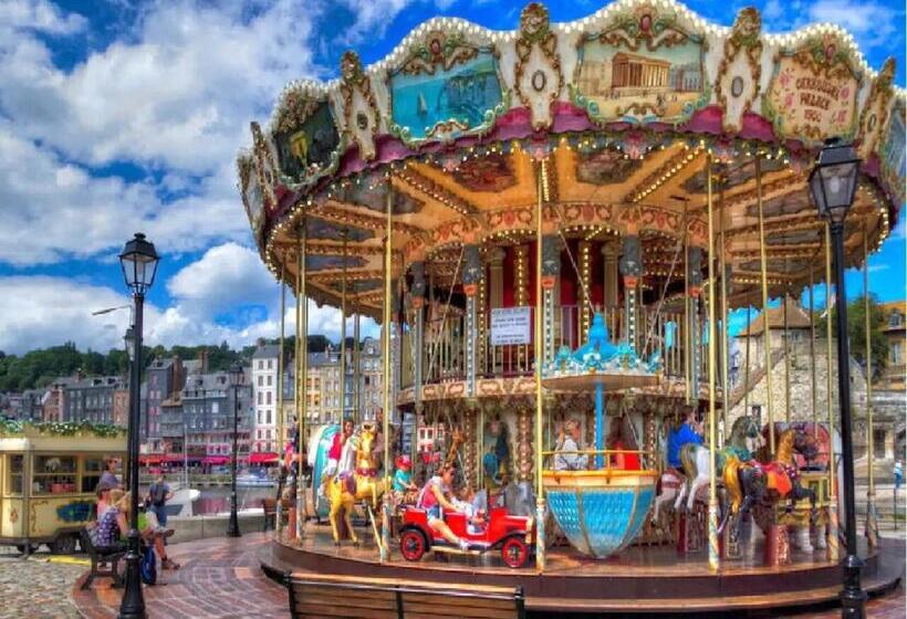 住宿加早餐 Le Fleurhon 11 D Honfleur, T2 En Résidence Avec Piscine, Wifi Et Parking Gratuits