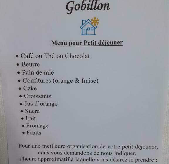 مبيت وإفطار Chambres D Hôtes Gobillon