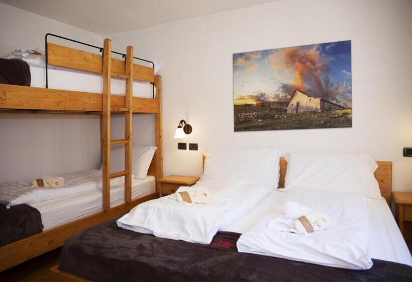 فندق صغير Locanda Alpina A 1250 Mt