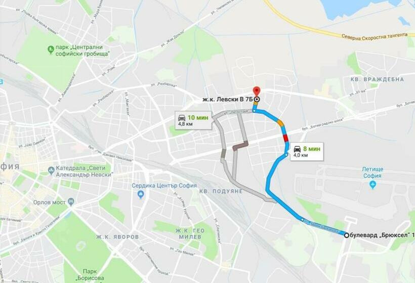 Пансион New York Guest Room Near The Airport, Transport Possibility